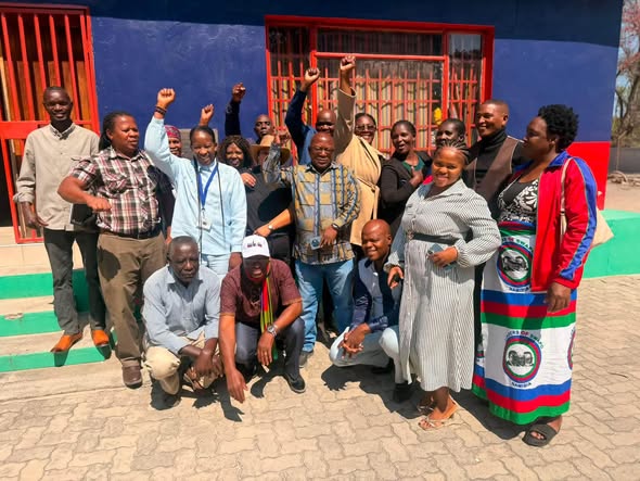 Team Meeting in Kavango