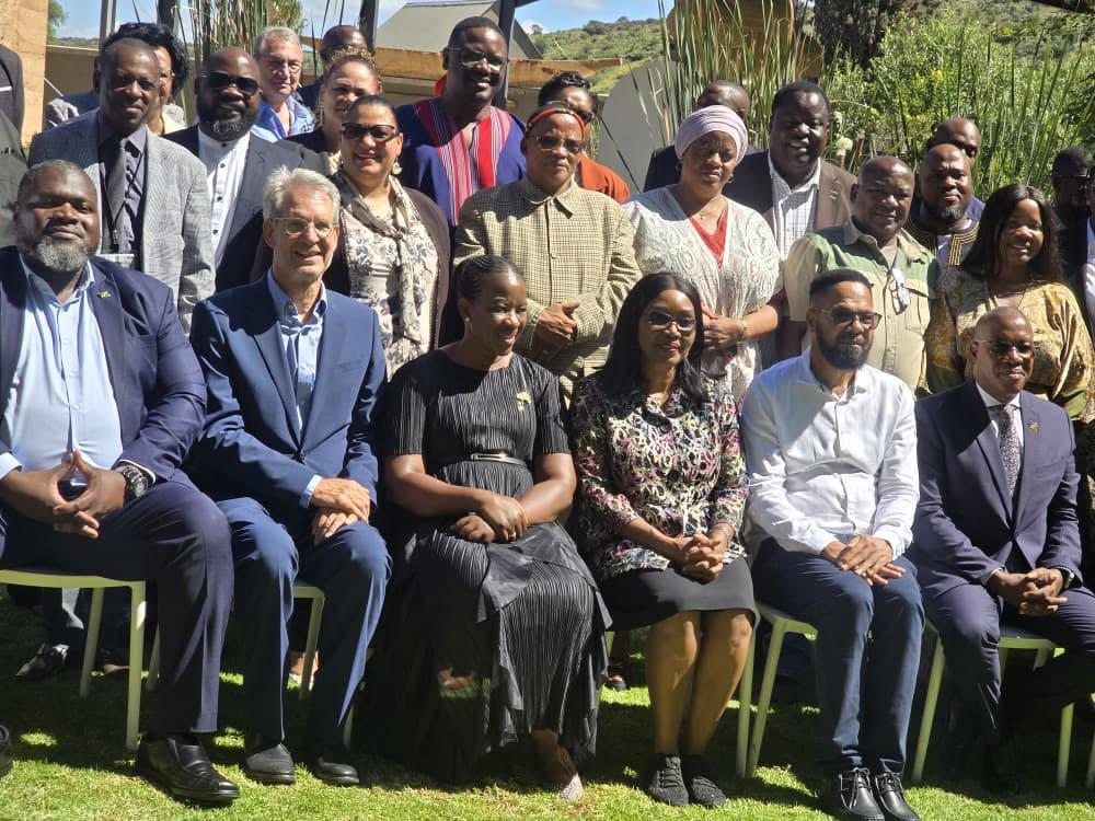 Formal group gathering with delegates and dignitaries.