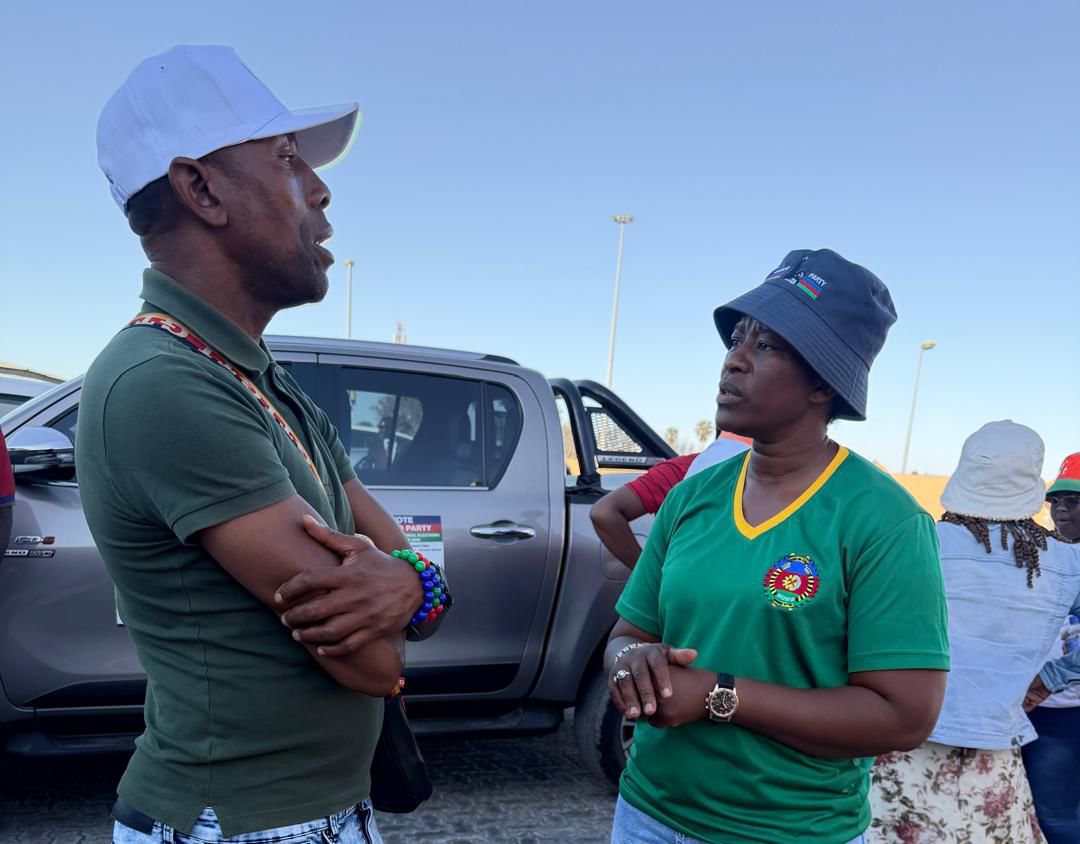 Ground engagement at a SWAPO Party rally.